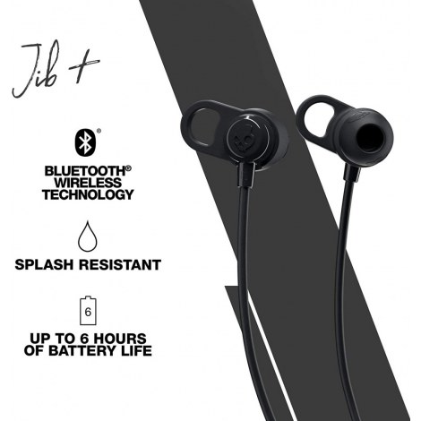 Skullcandy | Jib+ Wireless | Earphones with mic | Wireless | In-ear | Microphone | Wireless | Black - 3